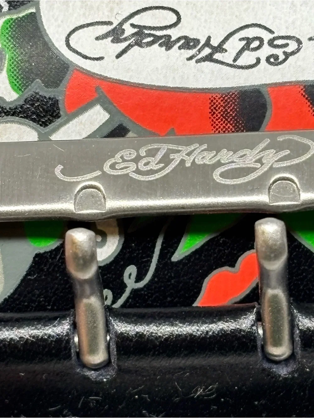 Ed Hardy Love Child Black Watch, Studded